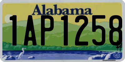 AL license plate 1AP1258