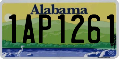 AL license plate 1AP1261