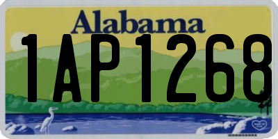 AL license plate 1AP1268