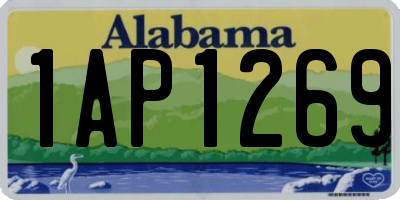 AL license plate 1AP1269