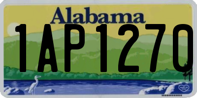 AL license plate 1AP1270