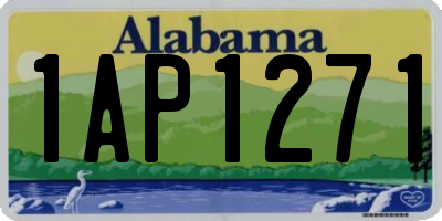 AL license plate 1AP1271