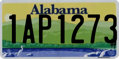AL license plate 1AP1273