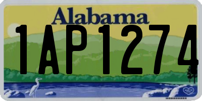 AL license plate 1AP1274