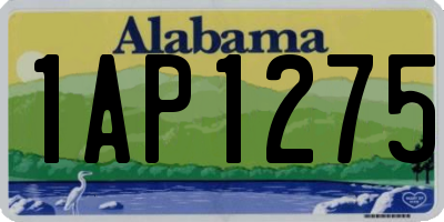 AL license plate 1AP1275