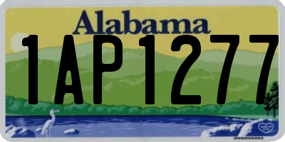 AL license plate 1AP1277
