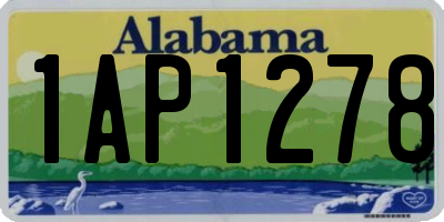 AL license plate 1AP1278