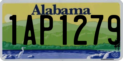 AL license plate 1AP1279