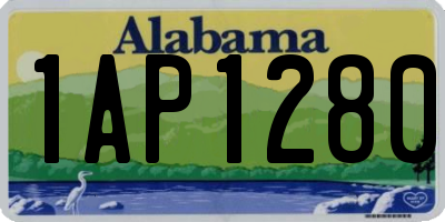 AL license plate 1AP1280