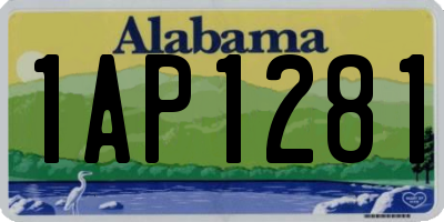 AL license plate 1AP1281