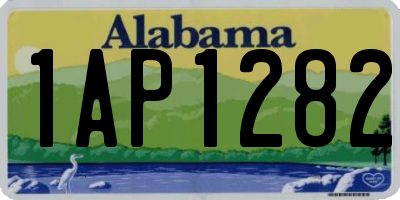 AL license plate 1AP1282