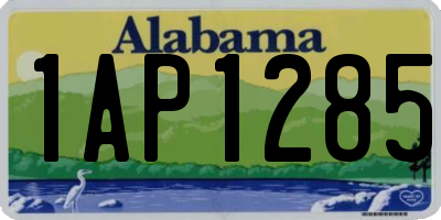 AL license plate 1AP1285