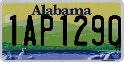 AL license plate 1AP1290