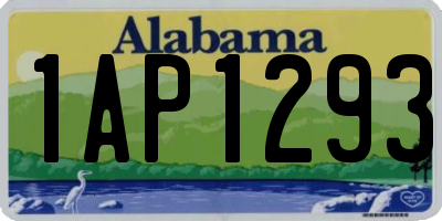 AL license plate 1AP1293