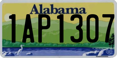 AL license plate 1AP1307