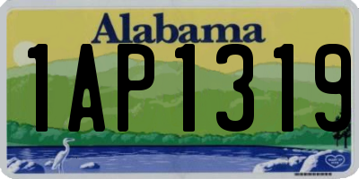 AL license plate 1AP1319