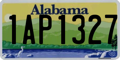 AL license plate 1AP1327