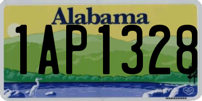 AL license plate 1AP1328