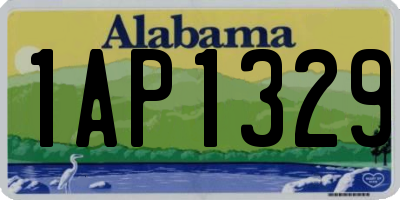 AL license plate 1AP1329