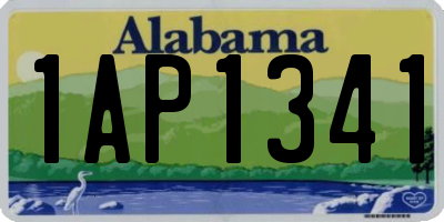 AL license plate 1AP1341