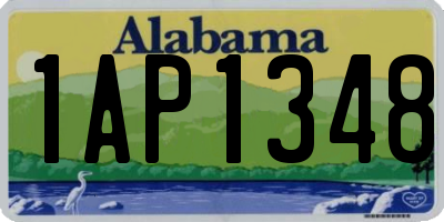 AL license plate 1AP1348