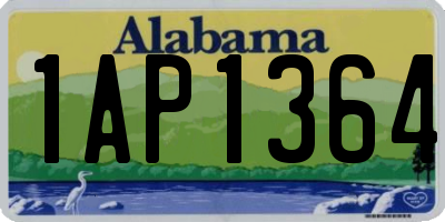 AL license plate 1AP1364