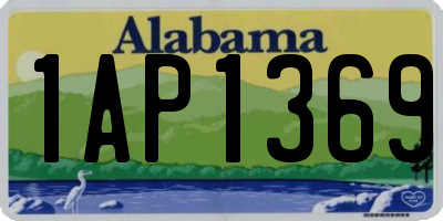 AL license plate 1AP1369