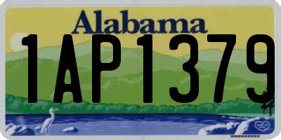 AL license plate 1AP1379
