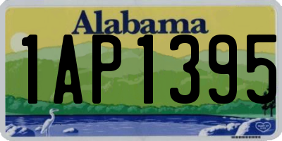 AL license plate 1AP1395