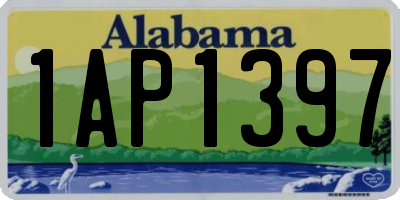 AL license plate 1AP1397