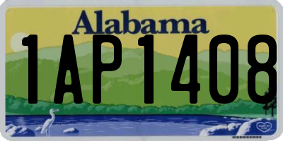 AL license plate 1AP1408