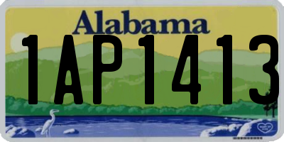 AL license plate 1AP1413