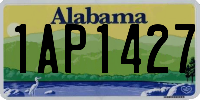 AL license plate 1AP1427