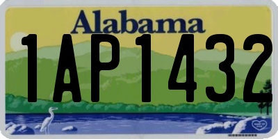 AL license plate 1AP1432