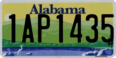 AL license plate 1AP1435
