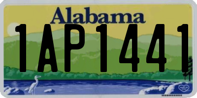 AL license plate 1AP1441