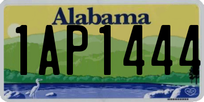 AL license plate 1AP1444