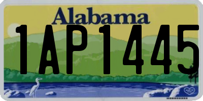 AL license plate 1AP1445