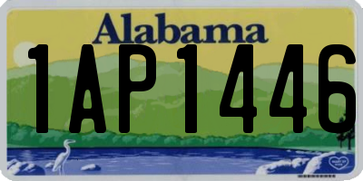 AL license plate 1AP1446