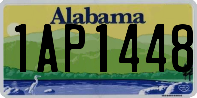 AL license plate 1AP1448