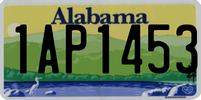 AL license plate 1AP1453