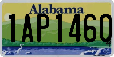 AL license plate 1AP1460