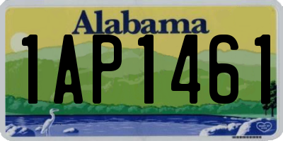 AL license plate 1AP1461