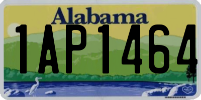 AL license plate 1AP1464