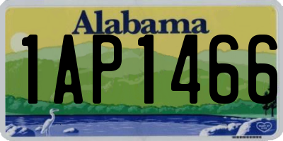 AL license plate 1AP1466