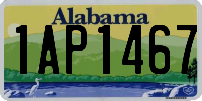 AL license plate 1AP1467