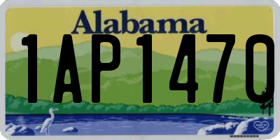 AL license plate 1AP1470