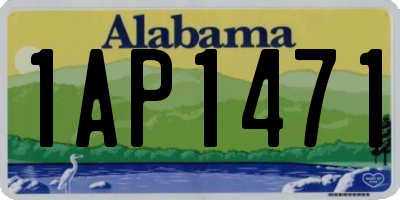 AL license plate 1AP1471