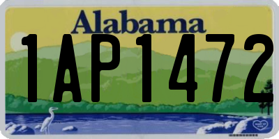 AL license plate 1AP1472