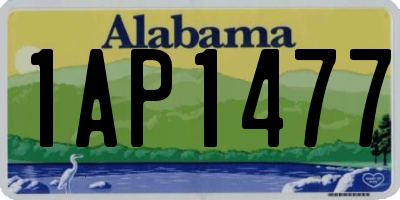 AL license plate 1AP1477